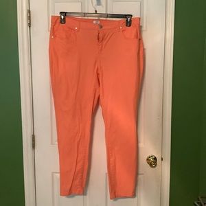 Peachy colored pants